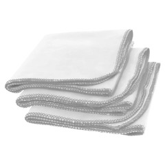 Flanela Branca 28x38