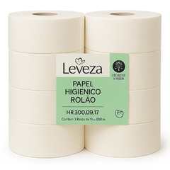Papel Higiênico Premium Leveza 8x9x300m 100%