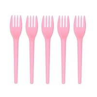 Garfo Sobremesa Rosa C/50