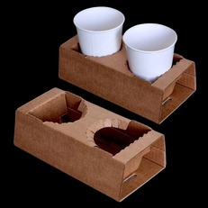 Suporte Porta Copos de Papelão C/50