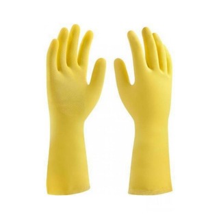 Luva Latex Multiuso Amarela do P ao