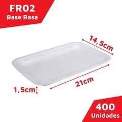 Bandeja de Isopor Branca Fr02